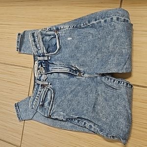 Abercrombie curve love skinny high rise ankle jeans short size